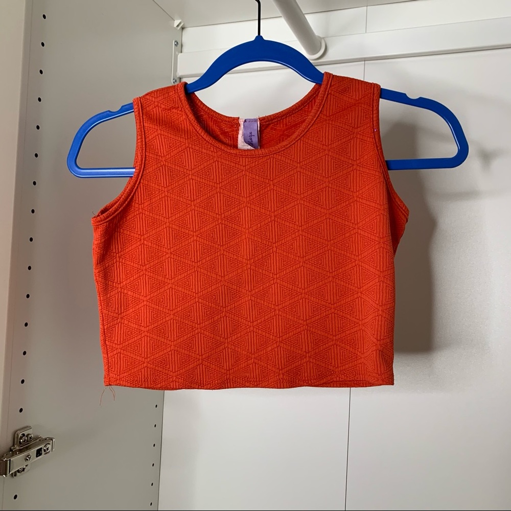 5/$25 Sale ☀️ Maya Lace Peekaboo Geometric Quilted Crop Top